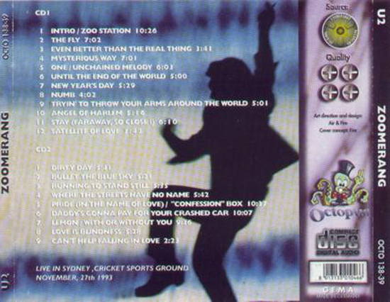 U2gigs.com cover » Audio » 1991-1996 - Zoo TV Tour » 08 - 1993 - 5th ...