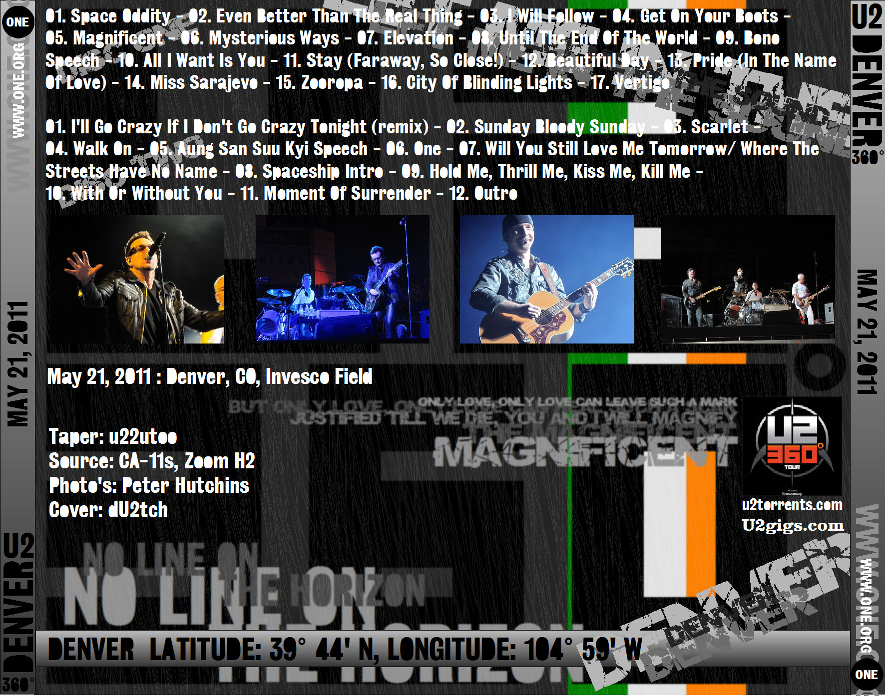 U2gigs.com cover » Audio » 2007-2011 - 360 Degrees Tour » 13 - 2011 ...