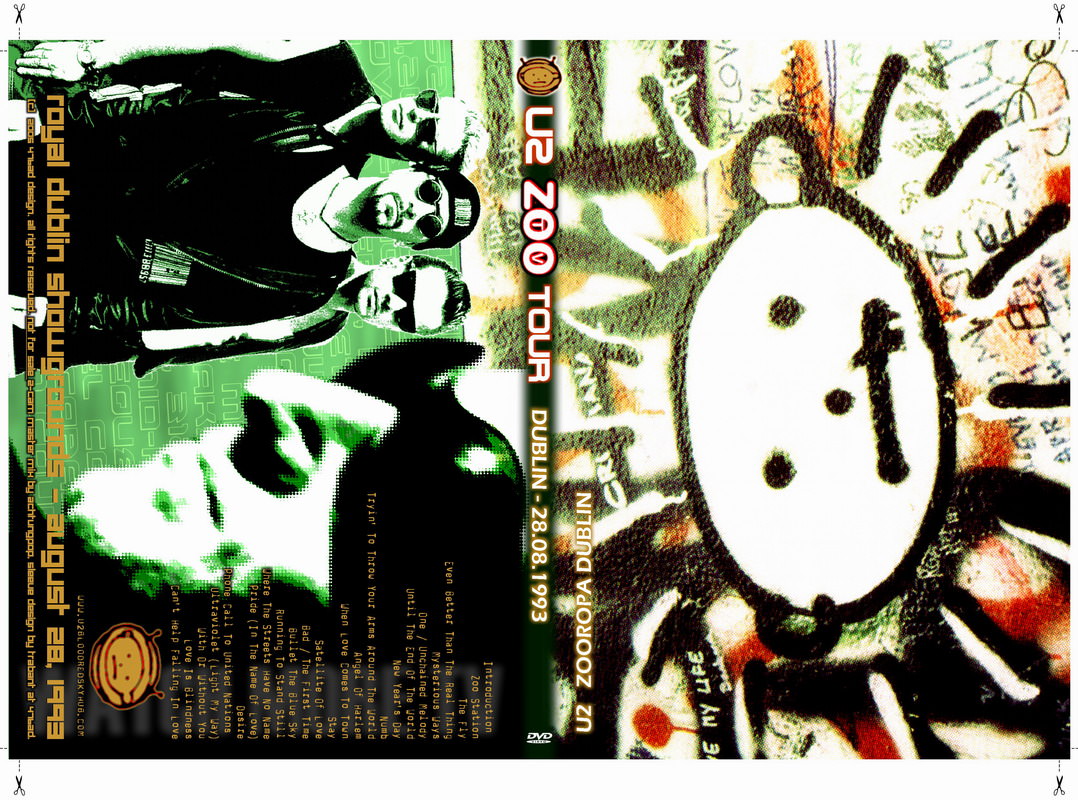 U2gigs.com cover » Video » DVD » 1991-1996 - Zoo TV Tour » 07 - 1993 - 4th  Leg - Europe - Zooropa