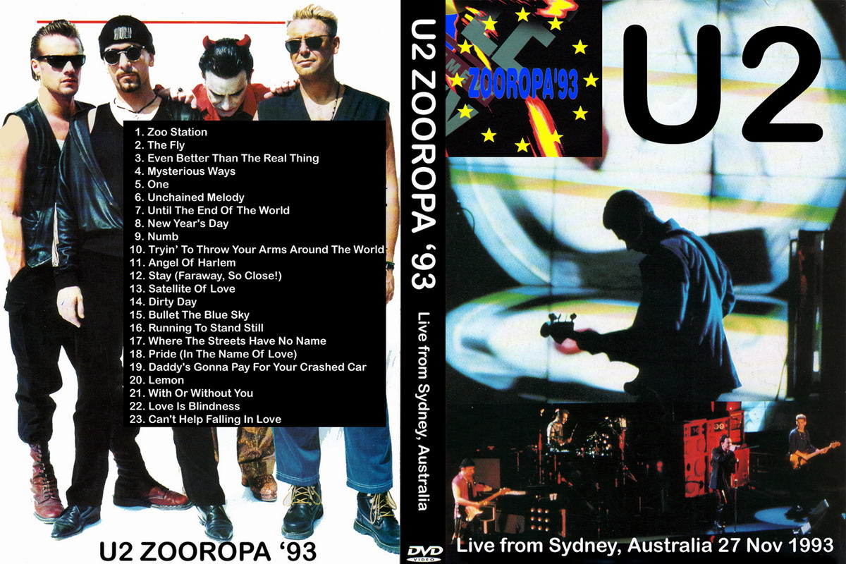 Haciendo tos Depender de U2gigs.com cover » Video » DVD » 1991-1996 - Zoo TV Tour » 08 - 1993 - 5th  Leg - Rest Of The World - Zooropa