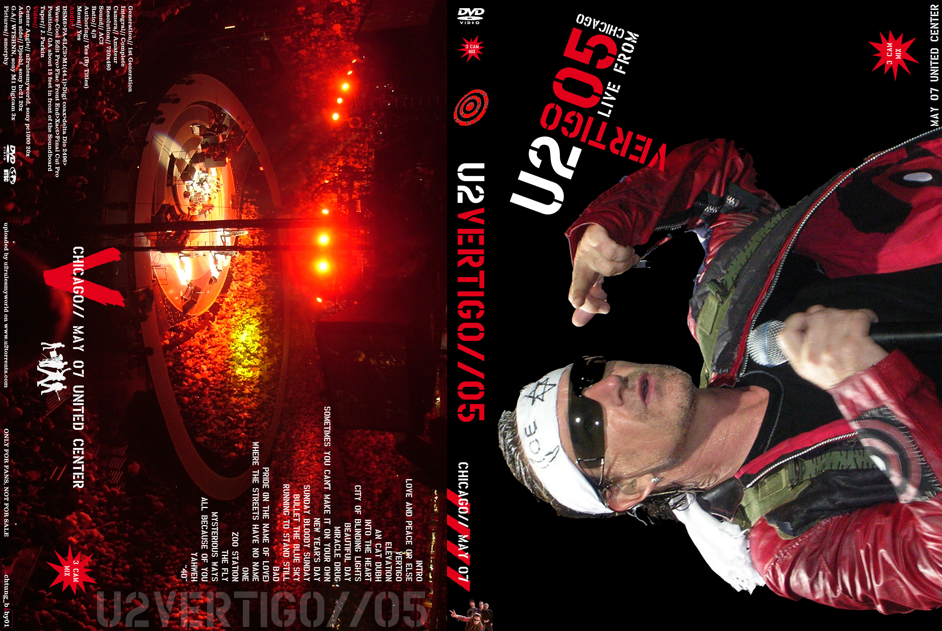 U2gigs cover » Video » DVD » 2004-2006 - Vertigo Tour » 04 - 2005 - 1st