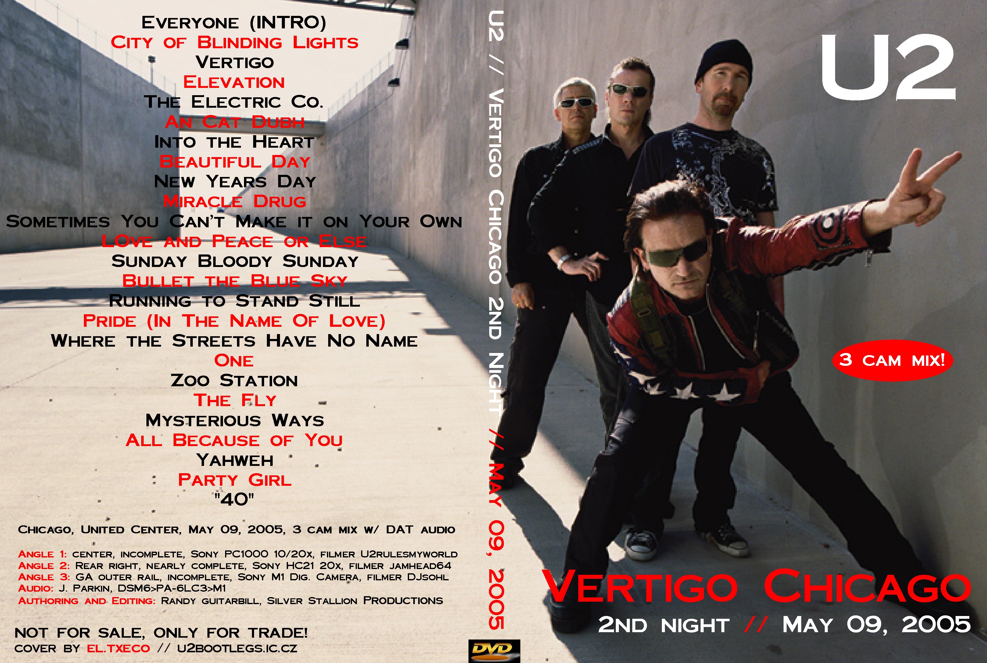 U2gigs cover » Video » DVD » 2004-2006 - Vertigo Tour » 04 - 2005 - 1st