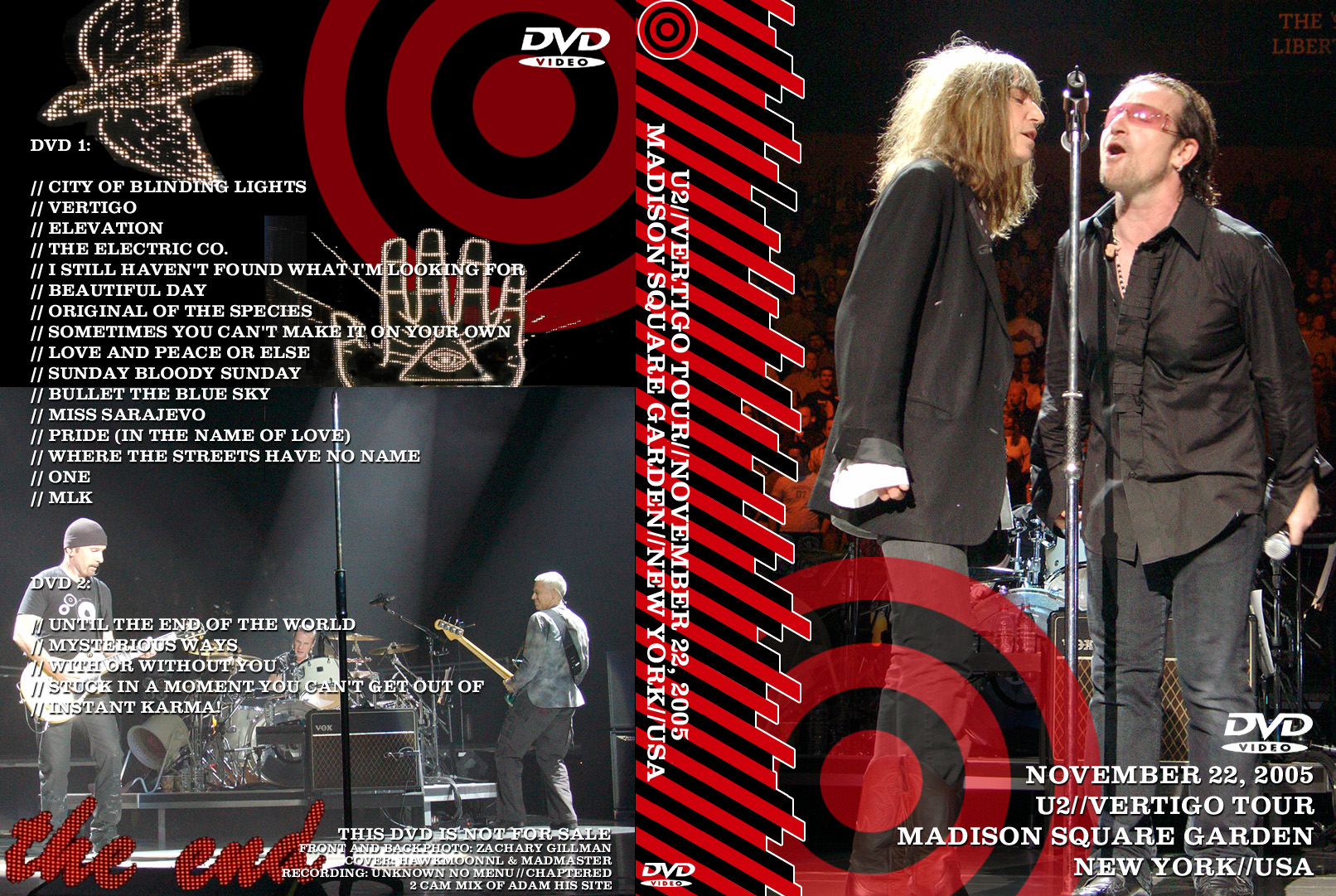 U2gigs cover » Video » DVD » 2004-2006 - Vertigo Tour » 06 - 2005 - 3rd Sex Image Hq