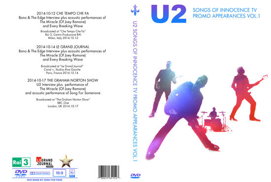 U2-SongsOfInnocencePromoTVAppearancesVol1-Front.jpg